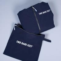 Two Bare Feet Kids Weatherproof Packable Changing Robe & Travel Bag - Marine Blue / Sea Green Extra Image 5 Preview